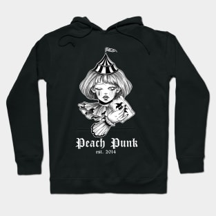 Peach Punk Clown Girl Hoodie